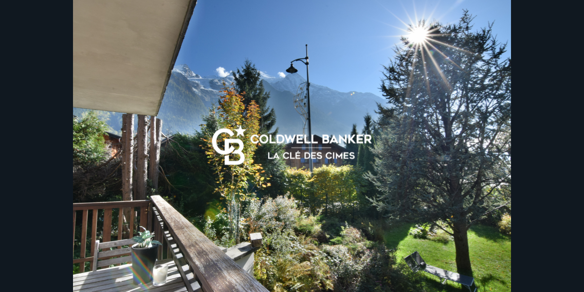 appartement avec balcon ensoleillé à chamonix