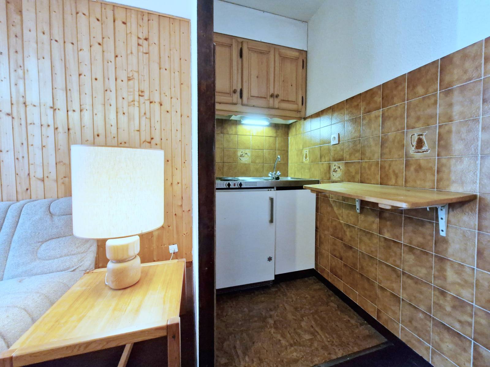 Appartement 2 pièces, 1 chambre à vendre au centre des Houches 74310 avec vue panoramique sur la chaîne du Mont Blanc