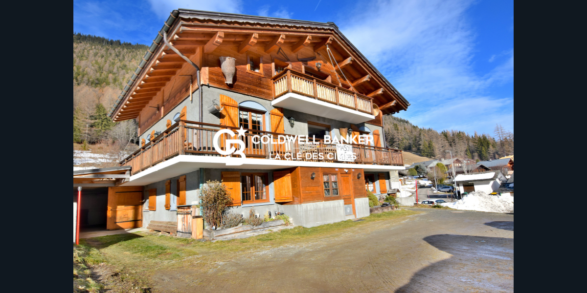 chalet avec terrain plat à vallorcine