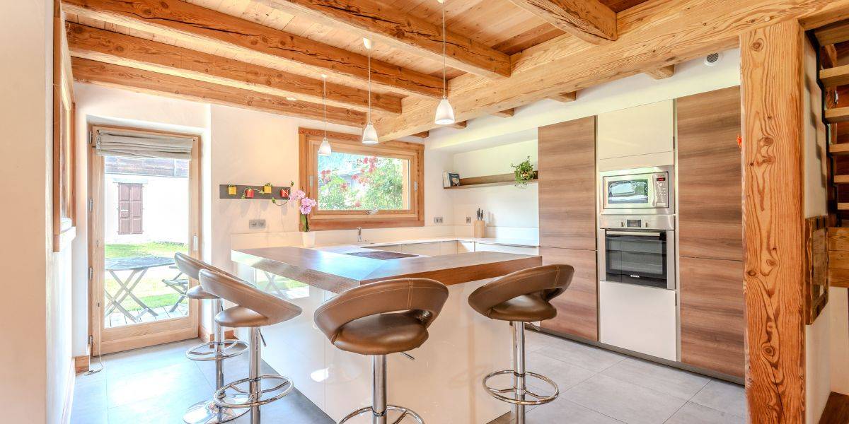 Chalet cosy avec vue montagne