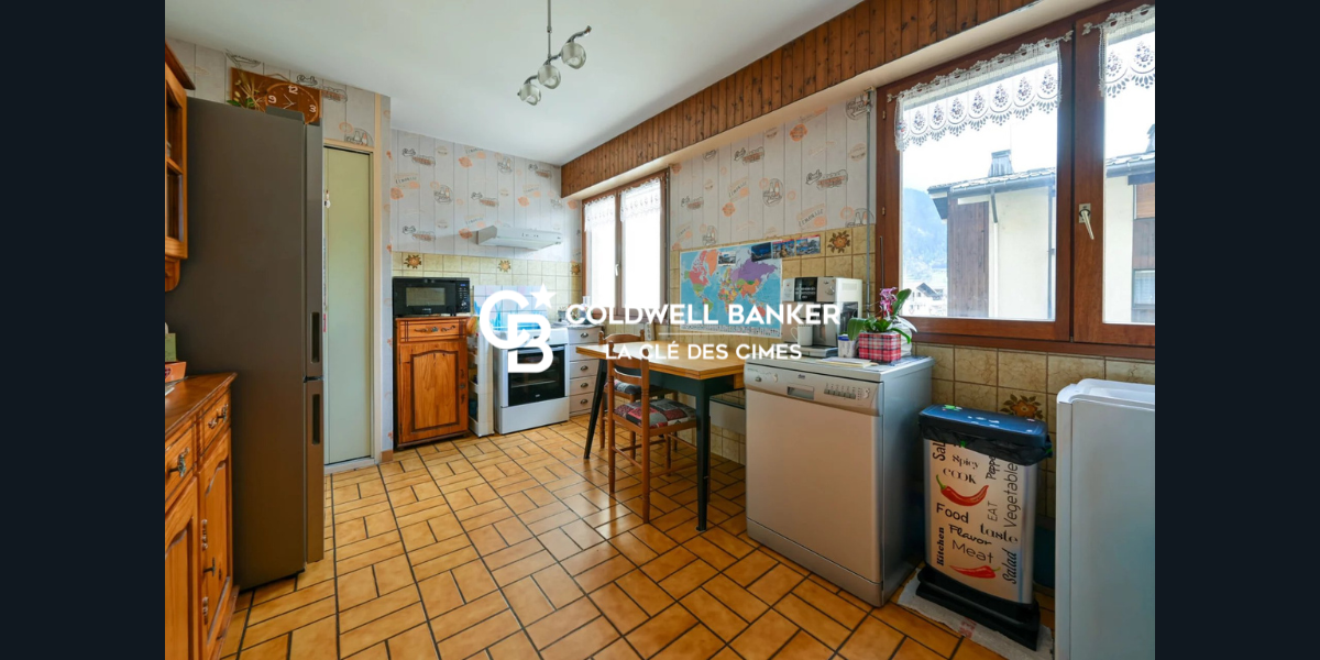 Appartement T3 avec 2 chambres à acheter, d'une surface de 80.65m² situé dans le centre ville de Sallanches