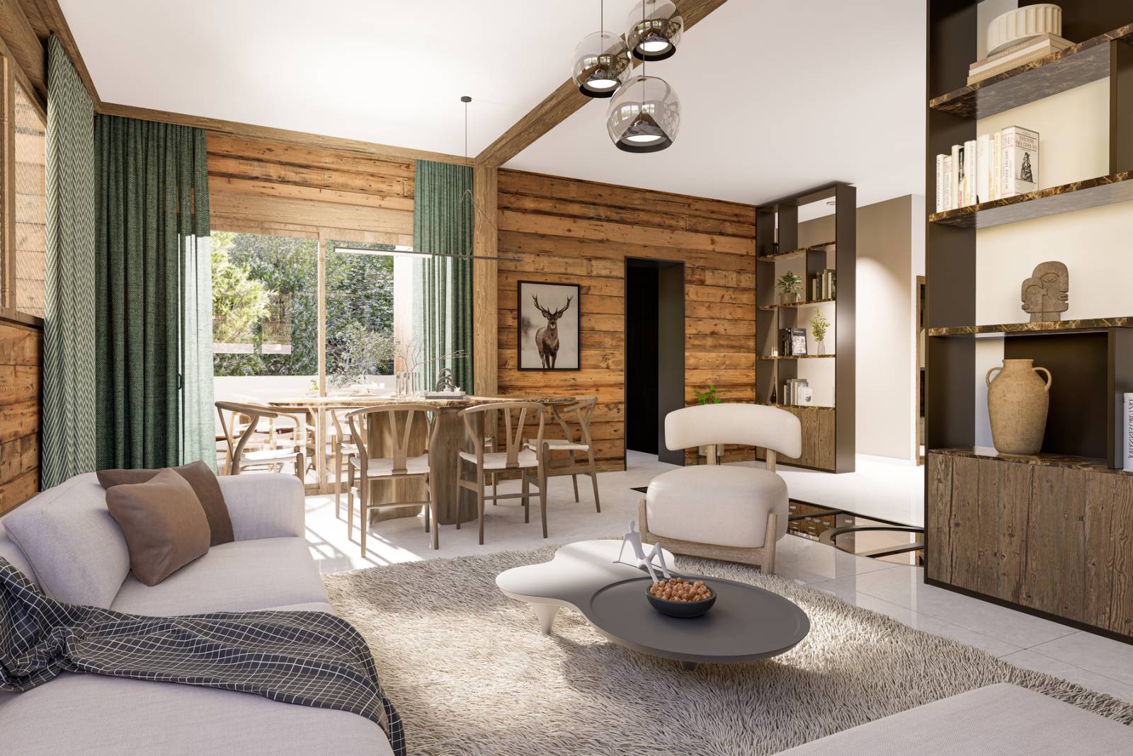 Appartement 6 pièces entièrement rénové à votre goût, à acheter à Chamonix dans le secteur des Pèlerins