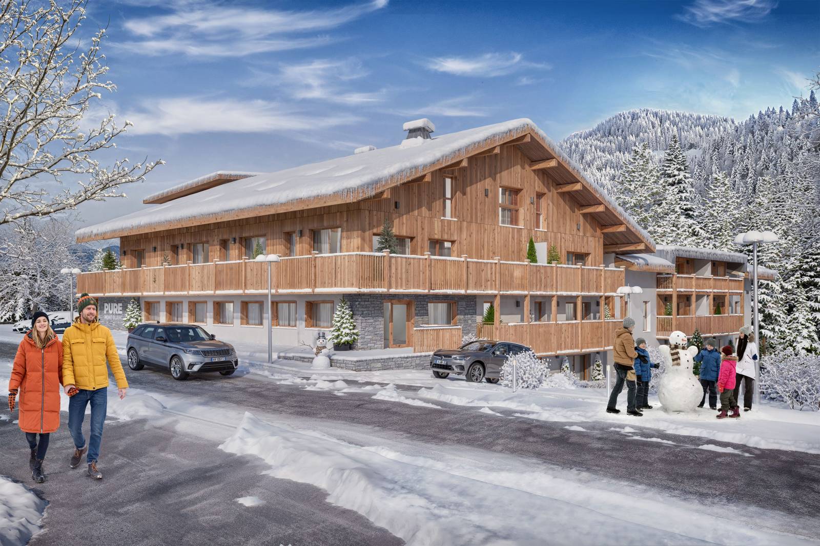 Appartement 2 pièces à vendre Les Houches - 74310 dans une résidence neuve, proche de toutes commodités