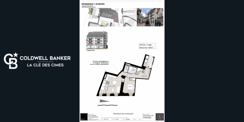 Appartement dans le centre ville de Chamonix