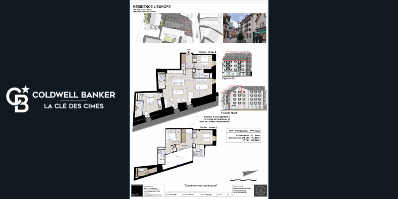 Appartement dans le centre ville de chamonix 4 chambres