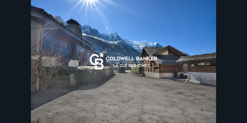 propriété à aménager avec vue sur le mont blanc à chamonix