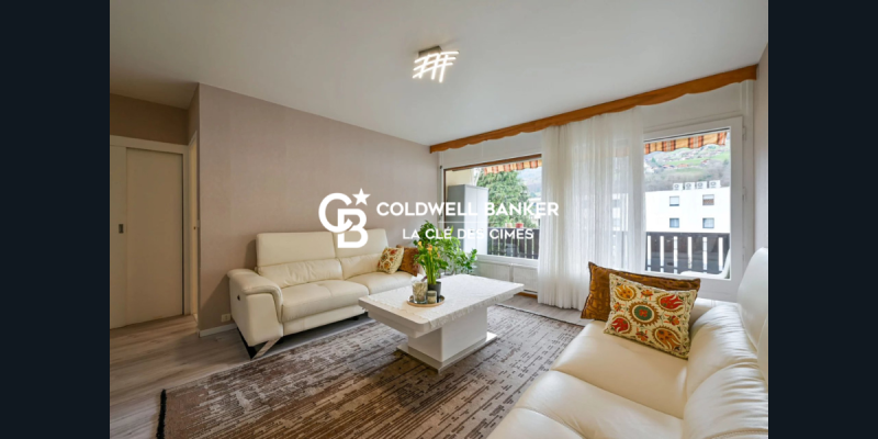 Appartement T4 et ses 3 chambres, d'une surface de 77.32m² situé dans le centre ville de Sallanches